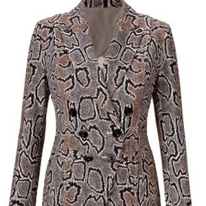 Like New Cabi Blazer python print